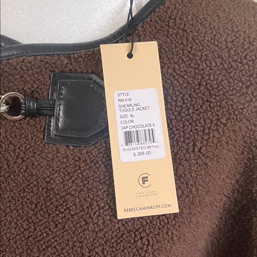 Rebecca Minkoff Brown Toggle Cape Coat - Picture 5 of 10